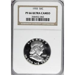 1955 50C Deep Cameo PR66 NGC