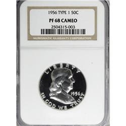 1956 50C Type One Cameo PR68 PCGS