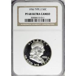 1956 50C Type Two Deep Cameo PR68 NGC