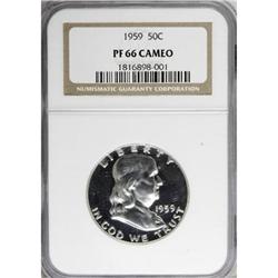 1959 50C Cameo PR66 NGC