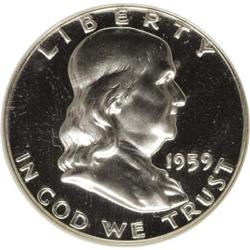 1959 50C Cameo PR67 NGC