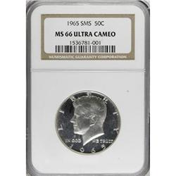 1965 50C SMS Deep Cameo MS66 NGC
