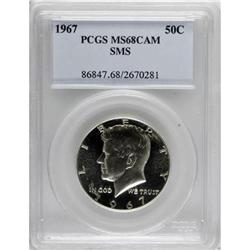 1967 50C SMS Cameo MS68 PCGS