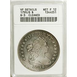 1799/8 $1 15 Stars Reverse F12 ANACS