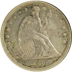 1840 $1 AU50 ANACS