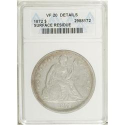 1872 $1 VF20 ANACS