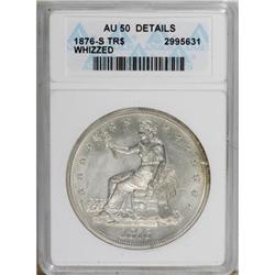 1876-S T$1 AU50 ANACS