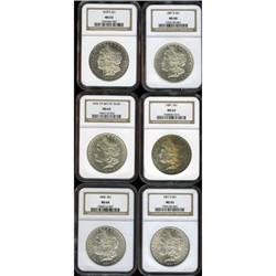 1878 7TF $1 Reverse of 1878 MS63 NGC