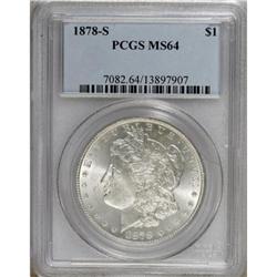 1878-S $1 MS64 PCGS