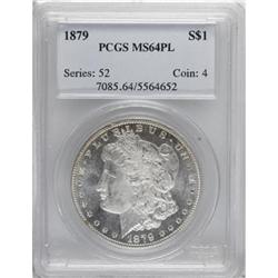 1879 $1 Prooflike MS64 PCGS