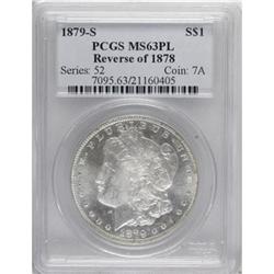 1879-S $1 Reverse of 1878 Prooflike MS63 PCGS