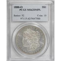 1880-O $1 Deep Mirror Prooflike MS62 PCGS