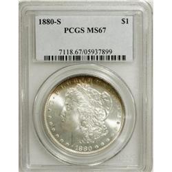 1880-S $1 MS67 PCGS
