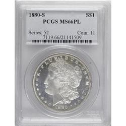 1880-S $1 Prooflike MS66 PCGS