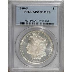 1880-S $1 Deep Mirror Prooflike MS65 PCGS