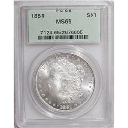 1881 $1 MS65 PCGS