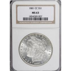 1881-CC $1 MS63 NGC