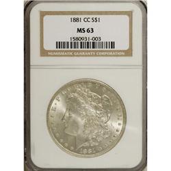 1881-CC $1 MS63 NGC