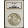 Image 1 : 1881-CC $1 MS63 NGC