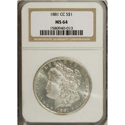 1881-CC $1 MS64 NGC