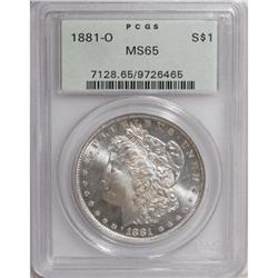 1881-O $1 MS65 PCGS
