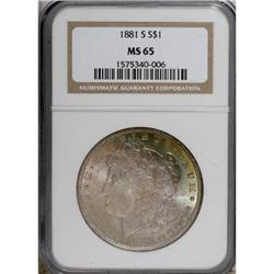 1881-S $1 MS65 NGC