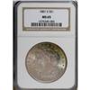 Image 1 : 1881-S $1 MS65 NGC