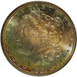 1881-S $1 MS65 NGC