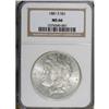 Image 1 : 1881-S $1 MS66 NGC