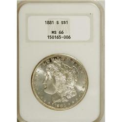 1881-S $1 MS66 NGC