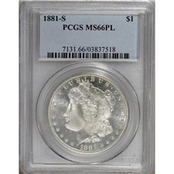 1881-S $1 Prooflike MS66 PCGS