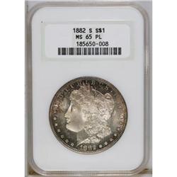 1882-S $1 Prooflike MS65 NGC