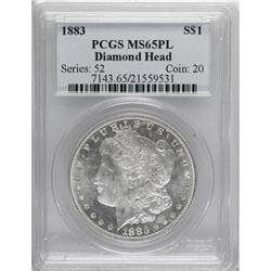 1883 $1 Prooflike MS65 PCGS