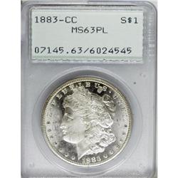 1883-CC $1 Prooflike MS63 PCGS
