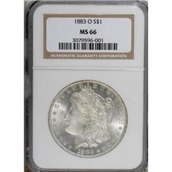 1883-O $1 MS66 NGC