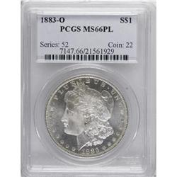 1883-O $1 Prooflike MS66 PCGS