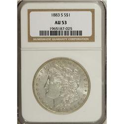 1883-S $1 AU53 NGC