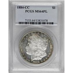 1884-CC $1 Prooflike MS64 PCGS