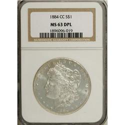 1884-CC $1 Deep Mirror Prooflike MS63 NGC