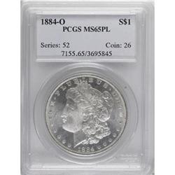 1884-O $1 Prooflike MS65 PCGS