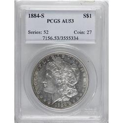 1884-S $1 AU53 PCGS