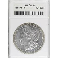 1884-S $1 Prooflike AU58 ANACS