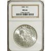 Image 1 : 1885 $1 MS66 NGC
