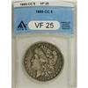 Image 1 : 1885-CC $1 VF25 ANACS
