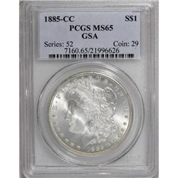 1885-CC $1 MS65 PCGS