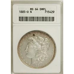 1885-O $1 Deep Mirror Prooflike MS64 ANACS