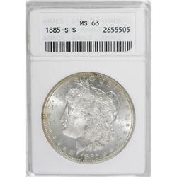 1885-S $1 MS63 ANACS