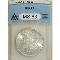 1885-S $1 MS63 ANACS