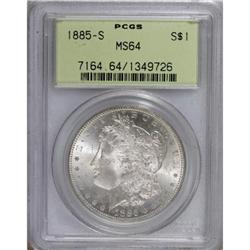 1885-S $1 MS64 PCGS