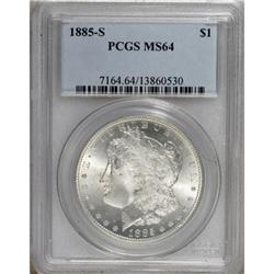 1885-S $1 MS64 PCGS